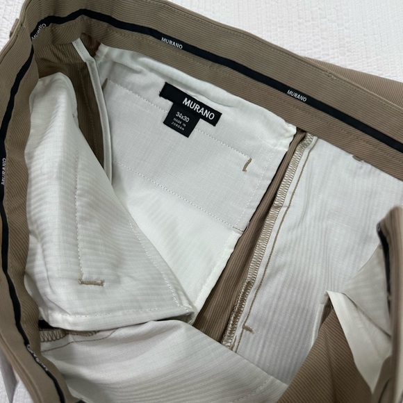 Lot of 3- pairs of dress pants. Murano Men's Chinos in Light Gray and Tan - Picture 3 of 8